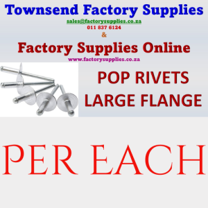 Pop Rivets Large Flange - Each