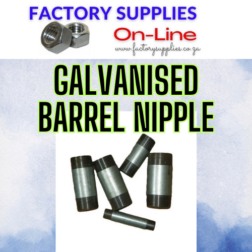 Galvanised Barrel Nipple