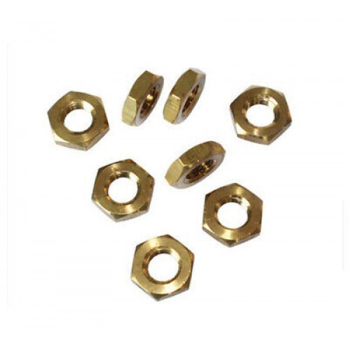 Hex 1/2 Nuts Brass M 4 - M10 (Sold Per 100)