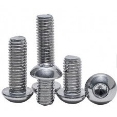 Stainless Steel Button Head Cap Screw M 5 (Sold Per 100)