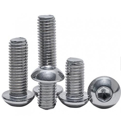 Stainless Steel Button Head Cap Screw M 4 (Sold Per 100)