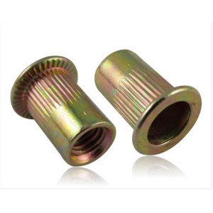 Large Flange Rivet Nuts Yellow M 4 - M10 (Sold Per 100)