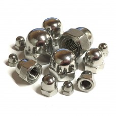 Dome Nuts Stainless Steel M12 - M16 (Sold Per Each)